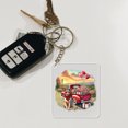 thumbnail image 4 of Be My Valentine's Sphynx Truck Full of Love Flower Balloon Acrylic Keychain Cat Lover Kitten Owner Gifts Idea Collar Charm Tag Keyring - 02029, 4 of 5