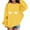 Yellow, variant on KAUOD Teen Girls Crew Neck Sweatshirts Cute Heart Graphic Pullover Tops Clothes Kids Ribbed Cuffs Oversized Cotton Hoodies