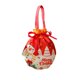 thumbnail image 2 of Bolsa de Regalo con Cordón Ajustable con Diseño de Manzanas Navideñas | Bolsa de Tela para Dulces | Multicolor | 13×23Cm | 1 Unidad, 2 of 6