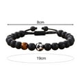 thumbnail image 5 of Tnobhg Teenager Beaded Bracelet Faux Tiger Eye Stone Soccer Bracelet Adjustable Length Wristband Birthday Gift, 5 of 8