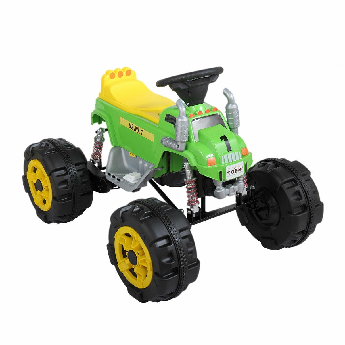 Lowestbest 12V Kids Electric Car, Kids Ride On ATV Car, 4 Wheels Car w/ LED Lights, MP3, Green Lowestbest 12V Kids Electric Car, Kids Ride On ATV Car, 4 Wheels Car w/ LED Lights, MP3, Green