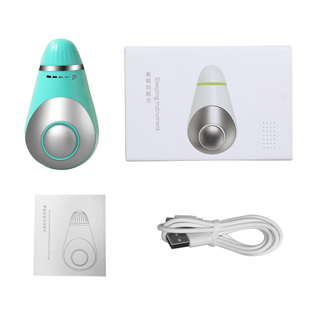 Hand Massager Sleep Holding Pressure Relief Massager USB Rechargeable Pressure Relieving Tool, Blue, M002