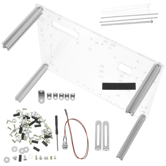 PartyKindom 1 Set Open Frame PC Case for Maintenance and Testing Use