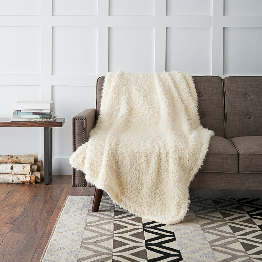 Better Homes & Gardens Ultra Soft Mohair Throw Blanket, 1 Each