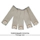 thumbnail image 4 of Inteprter Extensor de pantalones de maternidad con banda para el vientre con agujeros para botones Albaricoque lavable Type3 NO3, 4 of 6