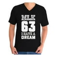 thumbnail image 1 of Awkward Styles Men's Martin Luther King Graphic V-neck T-shirt Tops I Have a Dream Shirt, 1 of 4