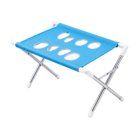 Foldable Pet Bathing Stand Mesh Grooming Table Dog Bathing Hammock Chair Stainless Steel Frame with Straps Travel Home Use