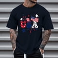 thumbnail image 2 of Icvfdpl Mens Shirt Shirt Tops America Flag Patriotic Short Sleeve Independence Day Shirt, 2 of 4