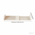 thumbnail image 3 of Expandable Cabinet Shelf Organizer, Stackable Metal Rack for Kitchen Bathroom Pantry, Adjustable Length 14.96-24.41 Inches, White, 3 of 8