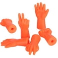 thumbnail image 4 of Knitting Needle , Knitting Tool Knitting Needle Point Protectors Stitch Protector  For Enthusiast For Beginner For Knitting Craft Orange, 4 of 8