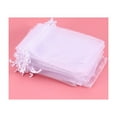 thumbnail image 4 of 50 Pcs 10x15CM Drawstring Present Bags Gift Candy Favor Storage Packing Bags Wedding Party Supplies (White), 4 of 8