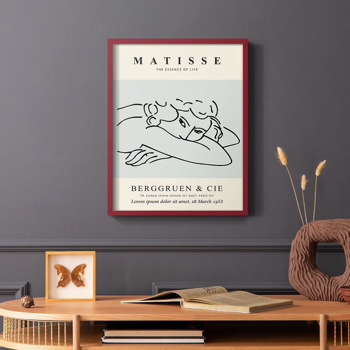 Matisse L Framed Print - Solid Wood