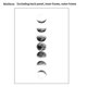 thumbnail image 5 of Injueey Luna Pintura Sin Marco Colgante de Pared Luna Fase Pintura Cuadro de Pared Decoración Para Sala de Estar Type4 NO4, 5 of 6
