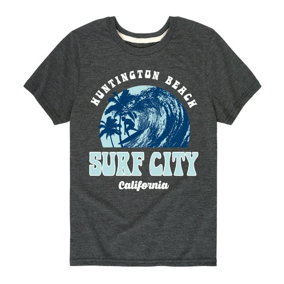 Instant Message - Surf City - Toddler & Youth Short Sleeve Graphic T-Shirt