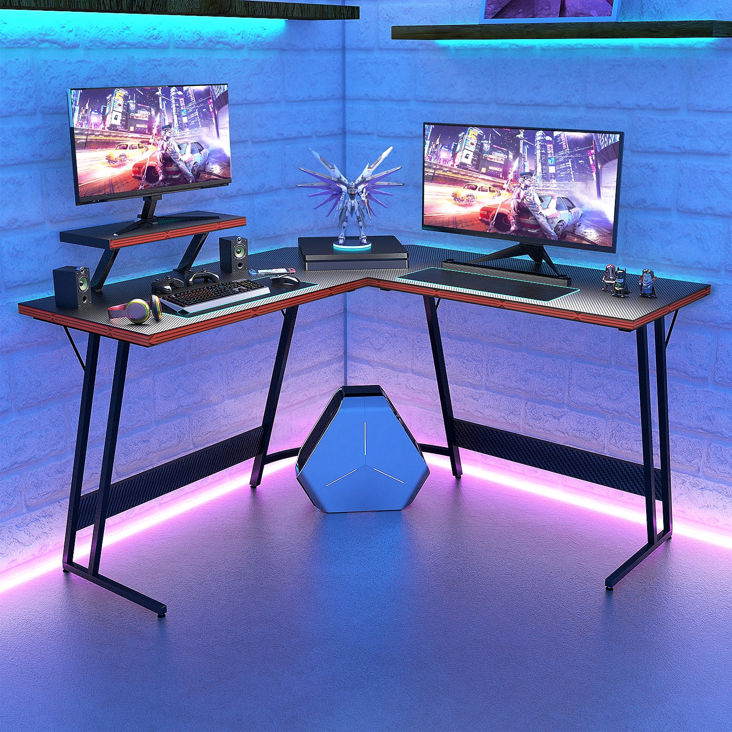 Corner gaming sales desk