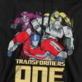 thumbnail image 2 of TRANSFORMERS ONE Group Logo Adult Pull-Over Hoodie, Black, Small, 2 of 5