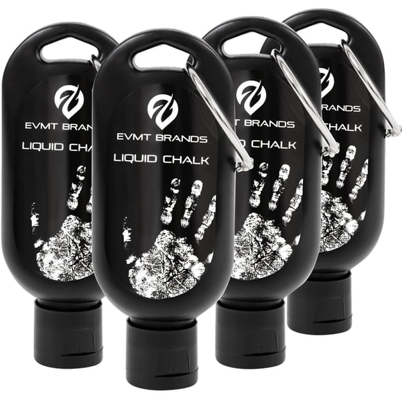 Marcas de Liquid Chalk EVMT para levantamiento de pesas, gimnasia y escalada