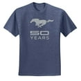 thumbnail image 2 of Wild Bobby, Ford Mustang Logo 50 Years Vintage Emblem, Cars and Trucks, Men Graphic Tee, Vintage Heather Navy, 3X-Large, 2 of 4
