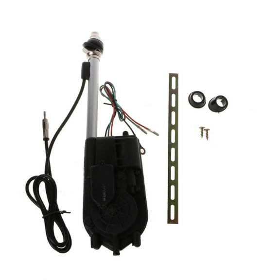 MANNYA Universal Car Auto SUV AM FM Radio Electric Power Automatic Antenna Aerial Kit 12V Exterior Aerials Pro Auto Replacement