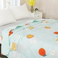 thumbnail image 6 of Summer Quilt, Breathable Cotton Quilt, Lightweight Cooling Bedding for Hot Weather, Exquisite Pattern, Modern Design, 150x100cm, 6 of 7