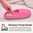 thumbnail image 4 of Dearfoams womens Leslie Washable Memory Foam Terry Clog With Wide Widths, 4 of 6