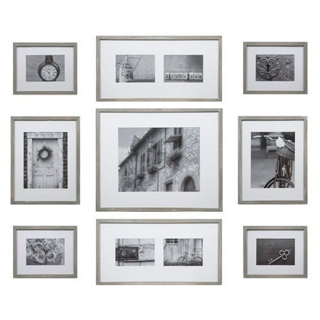Gracie Oaks Marquard 9 Piece Wall Gallery Picture Frame Set Gracie Oaks Marquard 9 Piece Wall Gallery Picture Frame Set