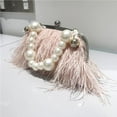 thumbnail image 2 of Wedding Purse Feather Crossbody Bag 3 Color Feather Luxury Women Bags Party, 2 of 16