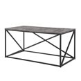 thumbnail image 1 of Table Basse Géométrique Moderne de 40 Po - Béton Foncé (Gris), 1 of 3