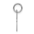 thumbnail image 2 of White Sterling Silver Charm Pendant 16 mm 8-10 Rhodium-Plated Small Script Initial G, 2 of 3