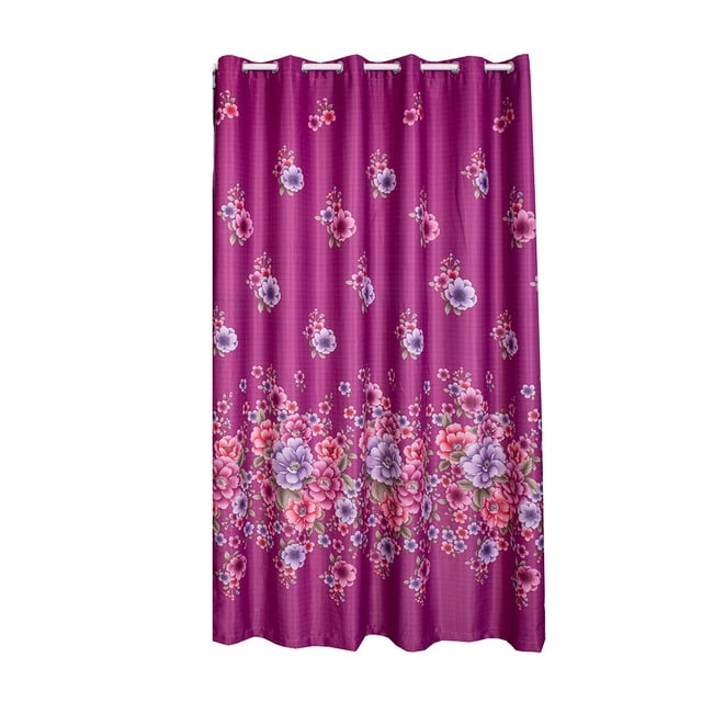 Cortina de lujo con estampado de flores Zhivalor cortina opaca para sala de estar