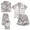 K-Grey, variant on 4Pcs Pajamas for Women Womens Petite Pajamas Set Womens Pajamas Plus Teen Girls Pajamas Size Pajamas for Women Casual Pajamas Women's Lace Ladies Fleece Pajamas Suspenders Shorts Home Wear