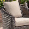 thumbnail image 4 of Noble House Zinnia Ensemble de Club Pivotant Extérieur 5 Pcs Marron avec Foyer, 4 of 26