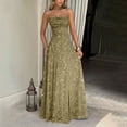 thumbnail image 6 of YueHuiYing Women's Strapless Evening Gown with Full Embroidered Skirt - Formal Dress for Wedding & Galas in Multiple Colors, 6 of 8