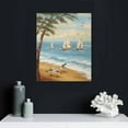 thumbnail image 4 of JEUXUS Ocean Abstract Artwork Coastal Picture: Sea Birds Graphic Art Print on Canvas Wall Art for Bedroom(12" 16" H, Multi-Sized), 4 of 4