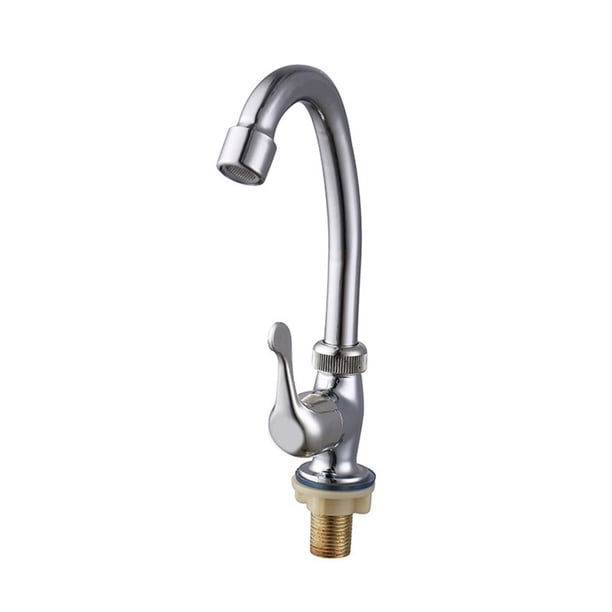 High Quality Kitchen Faucet Cold Tap Accessories Plastic Steel Silver Color Single Cold Water Bathroom Accessories