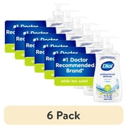 (6 pack) Dial Antibacterial Liquid Hand Soap, White Tea, 11 fl oz