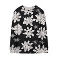 thumbnail image 5 of LOVZFMLL Vestes pour Femmes, Cardigan Tricoté Imprimé de Noël, Veste Boutonnée, 5 of 5