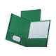 thumbnail image 3 of Carpetas De Dos Bolsillos Con Acabado De Lino Oxford, Color Verde, Tamaño Carta, 25 Por Caja (53434), 3 of 3