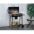 thumbnail image 3 of Parrilla Asador De Carbón Tipo Barril Con Ruedas Acero Inox, 3 of 5