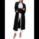 thumbnail image 1 of Suéteres Tipo Cárdigan Largos, Acogedores y Peludos para Mujer, Informales, de Larga y con Abertura Frontal, de Mohair. Negro Talla Única, 1 of 7