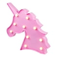 thumbnail image 5 of Northlight LED Lighted Unicorn Marquee Wall Art - 10" - Pink, 5 of 8