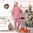 thumbnail image 3 of Odeerbi Christmas Pajamas For Family Men Matching Sets Casual Printed Top With Bottom Outfits Home Wear Red, 3 of 9
