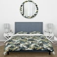 thumbnail image 3 of DESIGN ART Designart "City Camo Concealment" Modern Bedding Covert Cet With 2 Shams Twin, 3 of 5