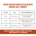 thumbnail image 7 of Mulch & Rock Bond Concentrated Formula - Binder for Mulch, Rock, Bark, & Pea Gravel, Strong Stabilizing Glue, Just Add Water, Makes 2 Gallons, Covers 500-1,500 sq. ft. (1 Gallon), 7 of 7