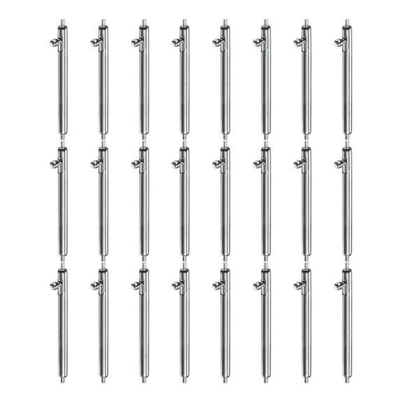 24pcs 20mm Quick Release Spring Bar 1.8mm Diameter Stainless Steel Watch Pins