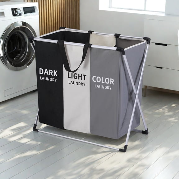 1Pc 135L Large Spacious Laundry Basket - Durable Hamper for Clothes Storage - Ideal for Home & Dorm Use