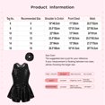 thumbnail image 5 of TiaoBug Kids Girls Sequins Sleeveless Leotard Dress Hair Band Set Hip-Hop Jazz Latin Dance Performance Costume Pink 14, 5 of 5