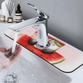 thumbnail image 7 of Sikiie Watermelon Gnome Splash Guard for Sink Faucet-1 PC Super Absorbent Fast Drying Mat Sink Gadgets-Splash Guard for Kitchen, Sink Mat, 7 of 7