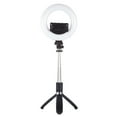 thumbnail image 1 of Amdohai PULUZ Ring Light HandHeld Fill Light Bluetooth Selfie Stick Tripod Light for Live Broadcast Vlogging, 1 of 9