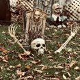 thumbnail image 3 of Piquets Squelettes Réalistes Décorations d'Halloween pour Jardin, 3 of 7